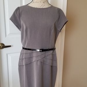 Grey Career Dress